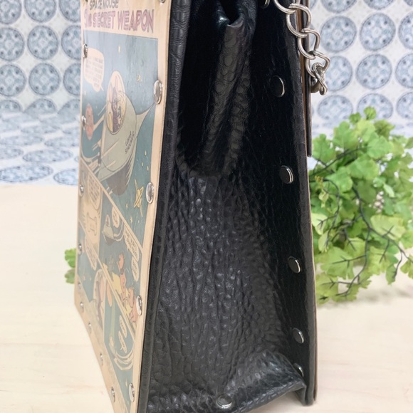 Vintage Purse Space Mouse Upcycled Cool NWT - Picture 7 of 14